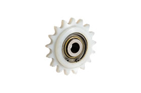 Sprockets idler esticadores, com rolamentos ou bucha