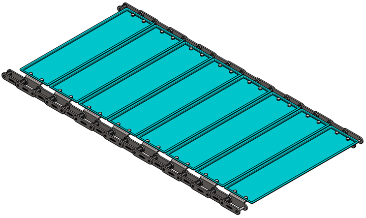 ESTEIRA TRANSPORTADORA COM CORRENTES // CONVEYOR CHAIN