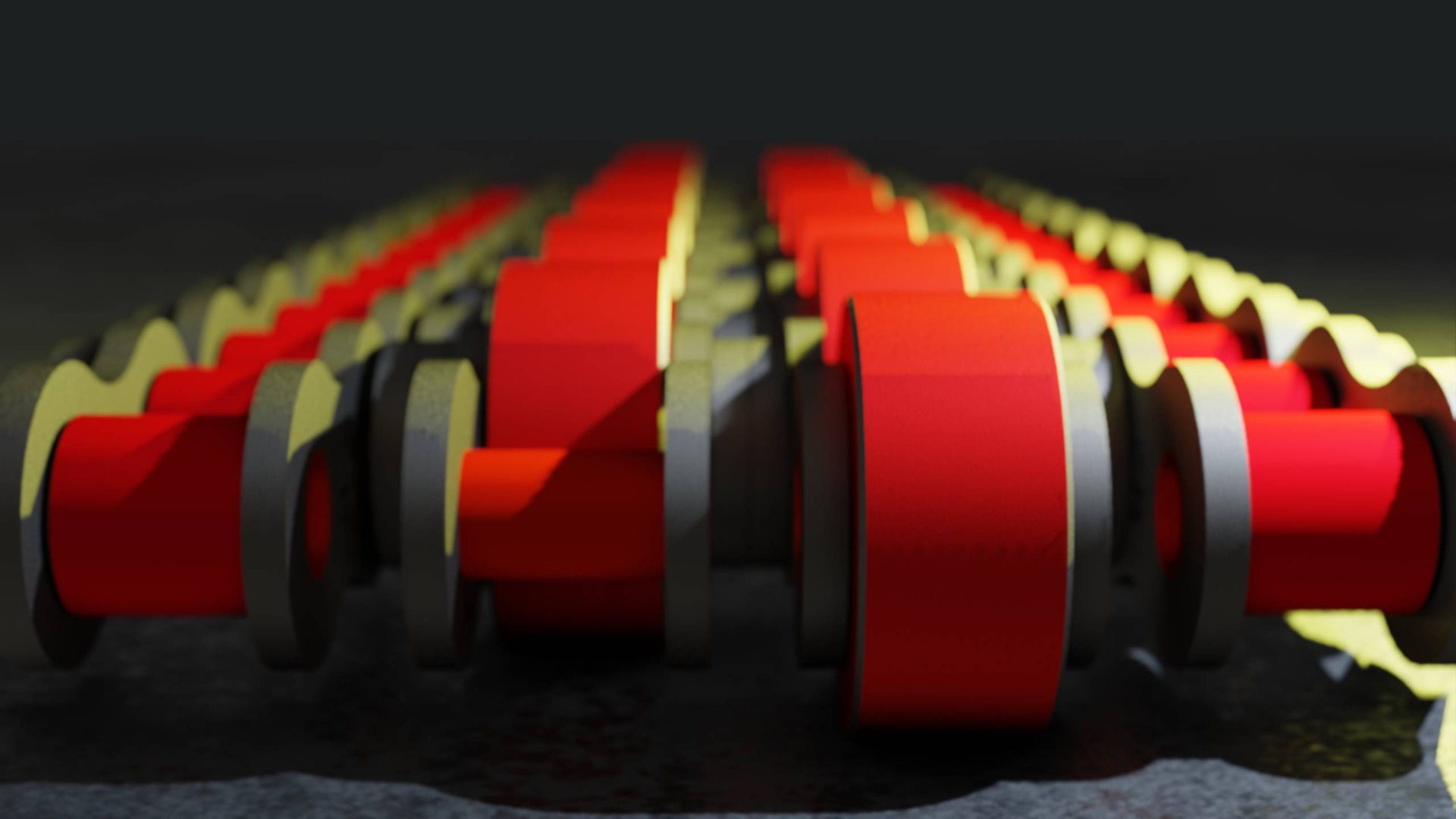 Correntes Especiais - CORRENTE QUADRUPLA COM ROLO CENTRAL DUPLO - ACCUMULATION CHAIN - FLY ROLLER CORRENTE QUADRUPLA COM ROLO CENTRAL DUPLO - ACCUMULATION CHAIN - FLY ROLLER