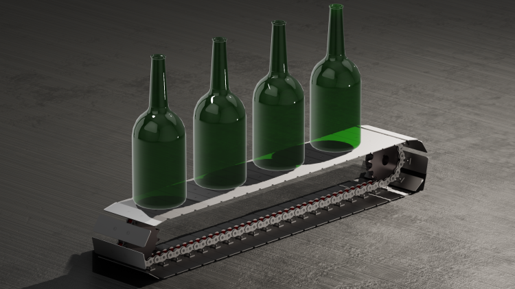 Correntes Especiais - CORRENTE TRANSPORTADORA DE GARRAFAS - CORRENTE TABLETOP - ROLLER CHAIN CORRENTE TRANSPORTADORA DE GARRAFAS - CORRENTE TABLETOP - ROLLER CHAIN