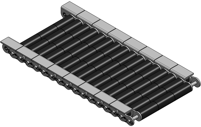 CORRENTE DE TRANSMISSÃO  - MESA ROLANTE - ESTEIRA COM CORRENTE